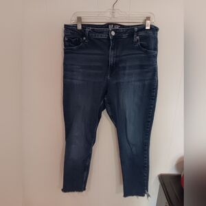 Gap Women's Skinny Crop Dark Wash Jeans